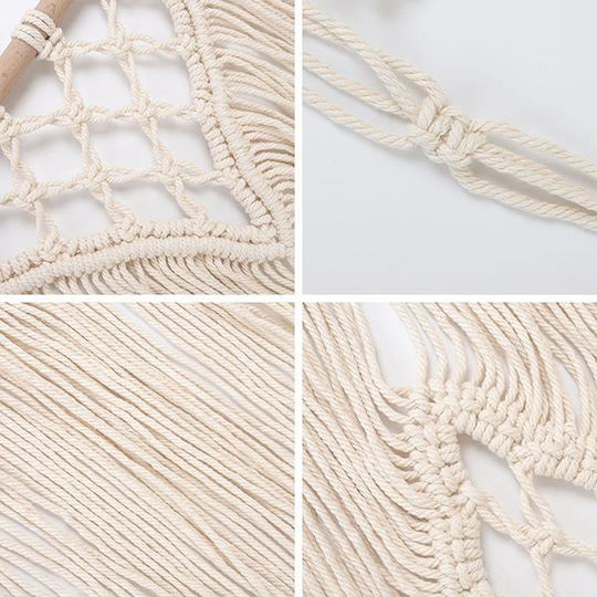 Next Macrame Hanging Wall Decor Made of Fabric 40x58cm