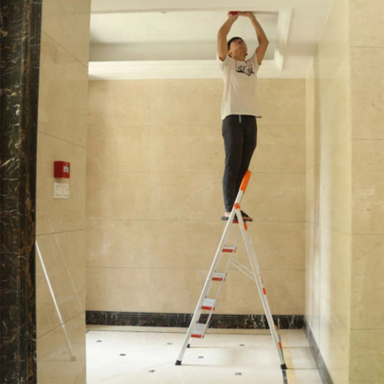 Vesta Scară Din Aluminiu Cu 6+1 Trepte 190 Cm