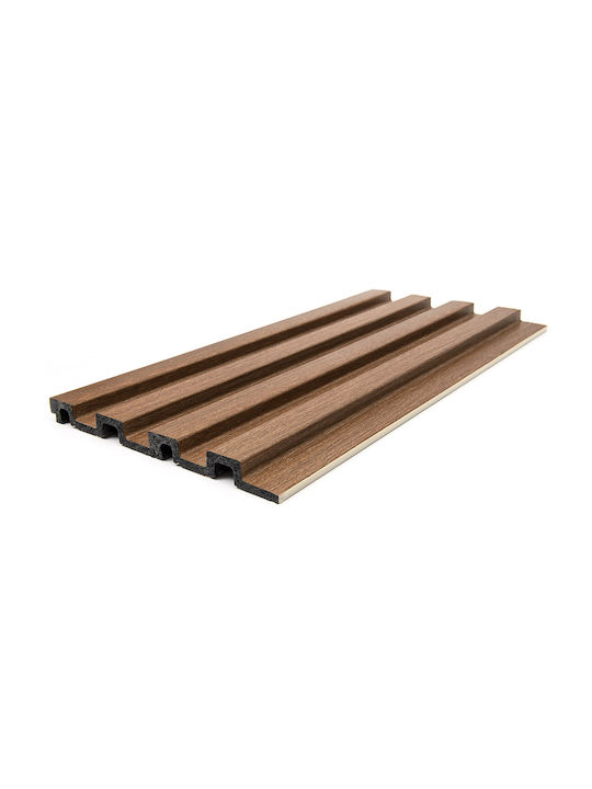 3D Wandpaneele Schaumstoff Verschraubt / mit Kleber Classic Oak Braun 290x12.2cm