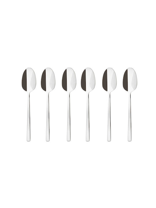 Sambonet Rock Coffee / Tea Spoons Stainless Steel Silver 12.9cm 6 Pieces
