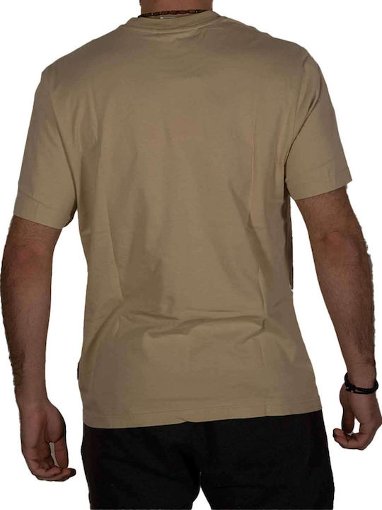 Franklin & Marshall Men's Short Sleeve T-shirt Brown