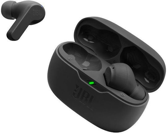 JBL Wave Beam In-ear Bluetooth Handsfree Earphones with Sweat Resistance and Charging Case Black