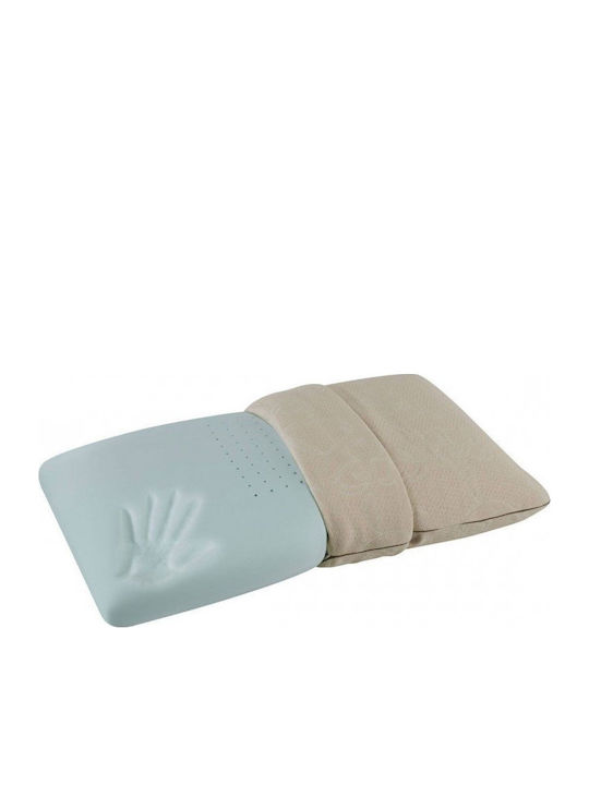 Magniflex Toscana Cotton Deluxe Maxi Bed Pillow Memory Foam 42x72x15cm