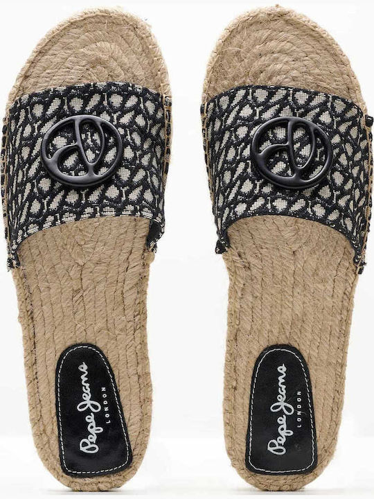 Siva Women's Flat Sandals in Black Color