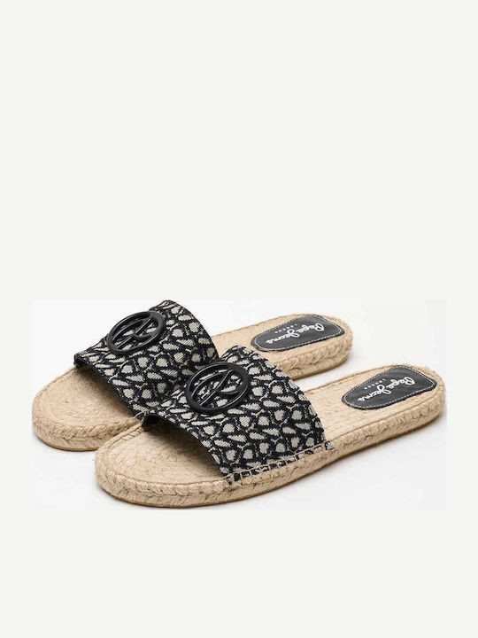 Siva Women's Flat Sandals in Black Color