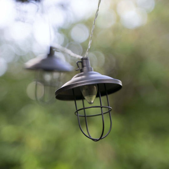 Xanlite Hanging Solar Light Garland with Warm White Light 3000K IP44