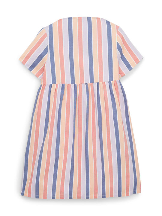 Children's Dress Short Sleeve Striped Multicolour