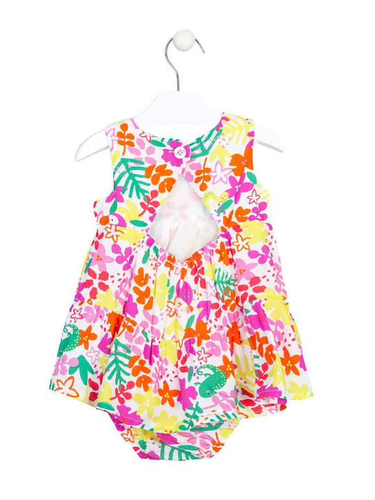 Losan Kids Dress Floral Sleeveless Multicolour