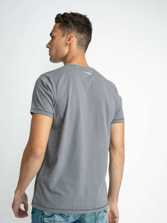 Petrol Industries Men's Short Sleeve T-shirt Gray