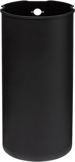 5Five Delta Metallic Waste Bin with Pedal Silver 30lt