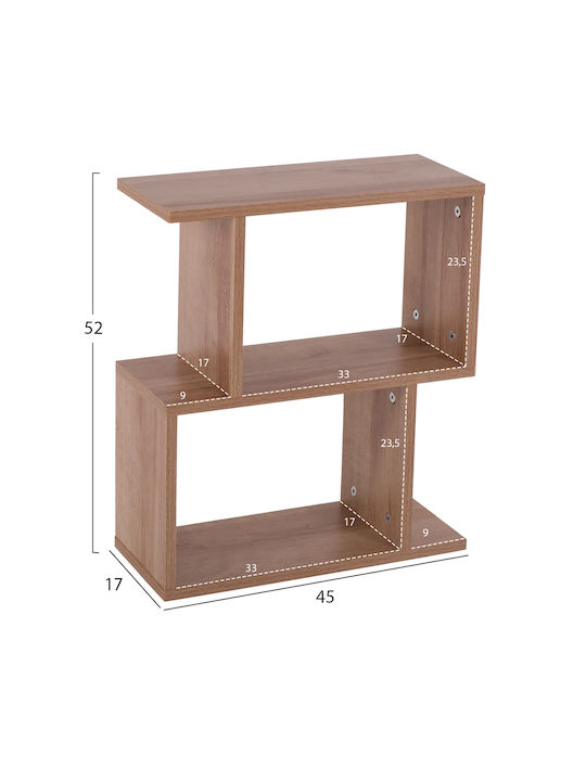 Rectangular Side Table Ameer Wooden Beige W45xL17xH52cm