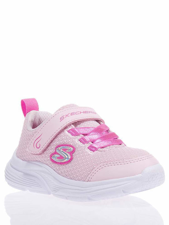 Skechers Παιδικά Sneakers Wavy Lites για Κορίτσι Ροζ
