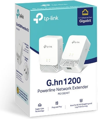 TP-LINK PG1200 KIT V1 v1 Powerline Double Wired and Gigabit Ethernet Port