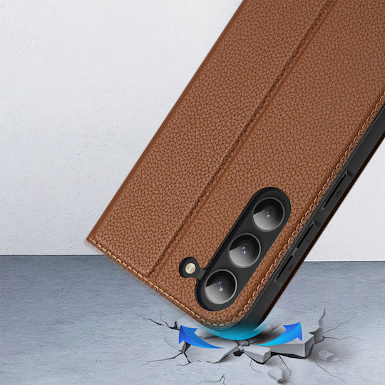 Dux Ducis Skin X2 Wallet Synthetic Leather Brown (Galaxy S23+)