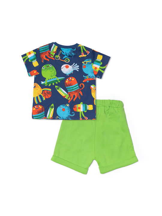 Tuc Tuc Kids Set with Shorts Summer 2pcs Yellow