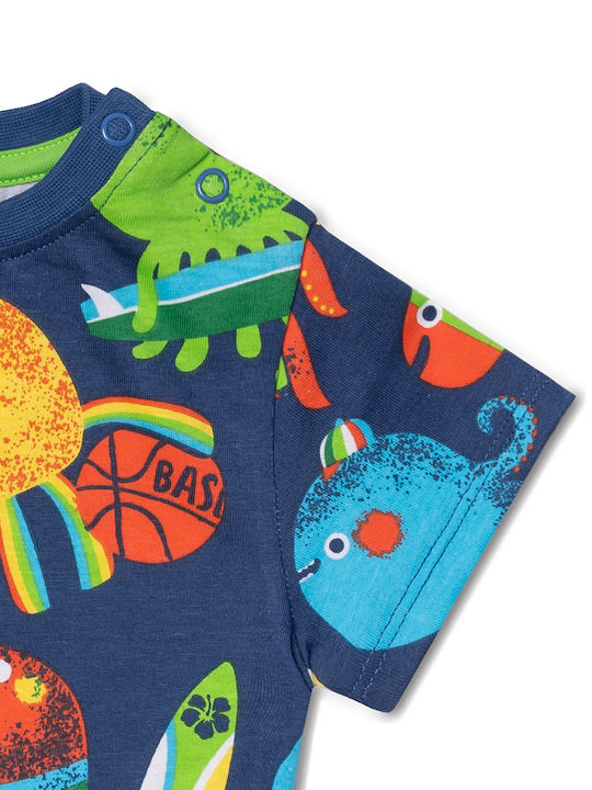 Kids' Set with Shorts Summer 2pcs Yellow
