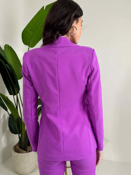 Cento Jacket with Betto Purple