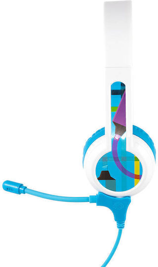 BuddyPhones StudyBuddy On Ear Multimedia Ακουστικά με μικρόφωνο και σύνδεση 3.5mm Jack σε Μπλε χρώμα