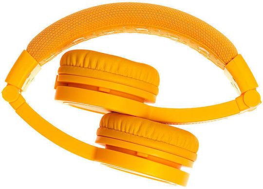 BuddyPhones Explore+ Жични On Ear Слушалки Жълти