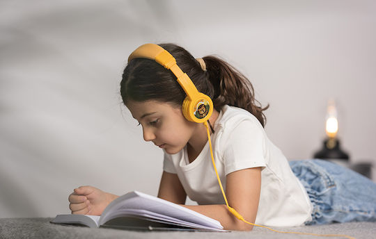 BuddyPhones Explore+ Жични On Ear Слушалки Жълти