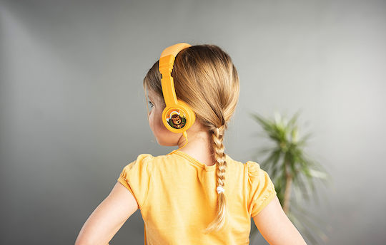BuddyPhones Explore+ Жични On Ear Слушалки Жълти