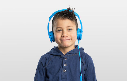 BuddyPhones Explore+ Жични On Ear Слушалки Светлосини