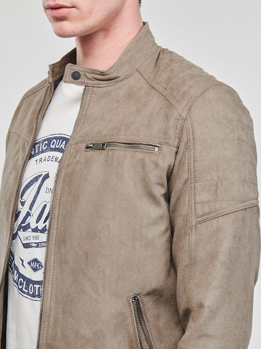 Jacket Made of Synthetic Leather Biker Falcon/Fake Suede