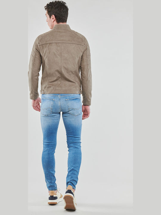 Jacket Made of Synthetic Leather Biker Falcon/Fake Suede