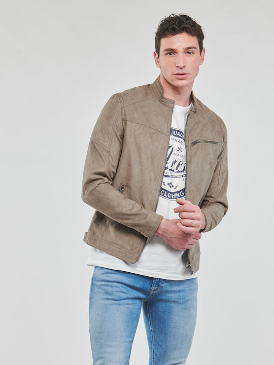 Jacket Made of Synthetic Leather Biker Falcon/Fake Suede