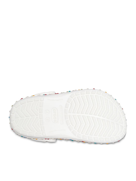 Crocband Children's Anatomical Beach Shoes White