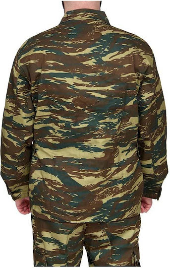 Ergo Jachetă Militară Camuflaj grecesc Kaki 012