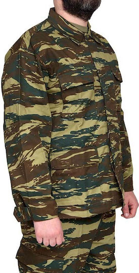 Ergo Jachetă Militară Camuflaj grecesc Kaki 012
