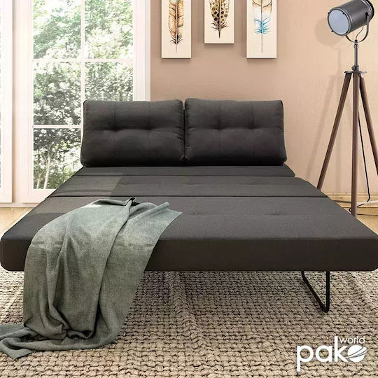 Pakketo Fancy Doppelsitzer Sofa Bett Anthrazit 150x92x77cm
