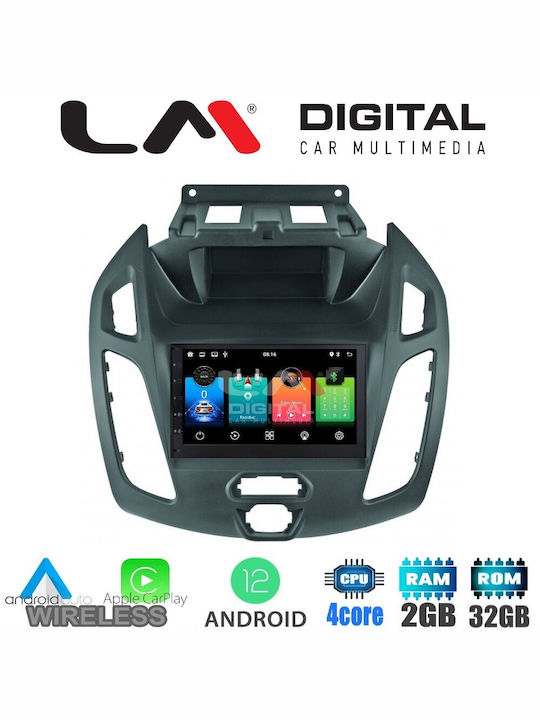 LM Digital Ηχοσύστημα Αυτοκινήτου 2DIN (Bluetooth/USB/WiFi/GPS/Apple-Carplay/Android-Auto) με Οθόνη Αφής 6.8"