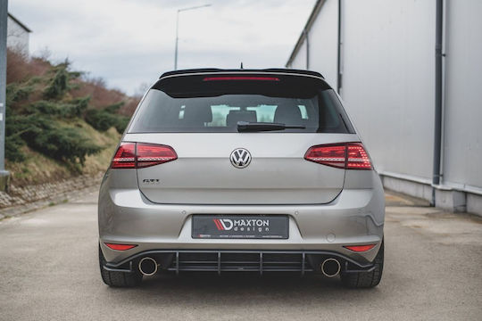 Diffusor Auto Rückseite Kompatibel mit Volkswagen Golf 7 GTI V2 Stil