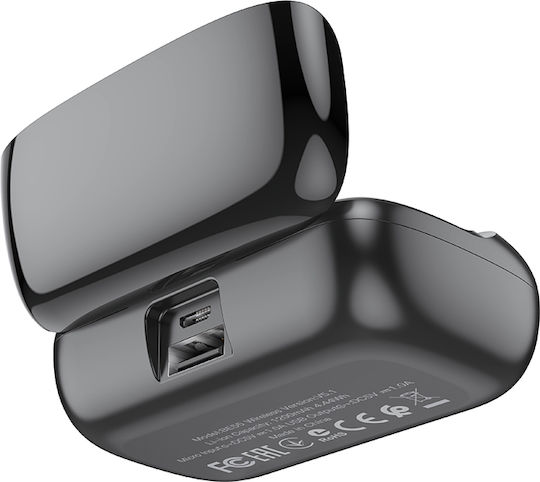 Borofone BE55 In-ear Bluetooth Handsfree Ακουστικά Μαύρα