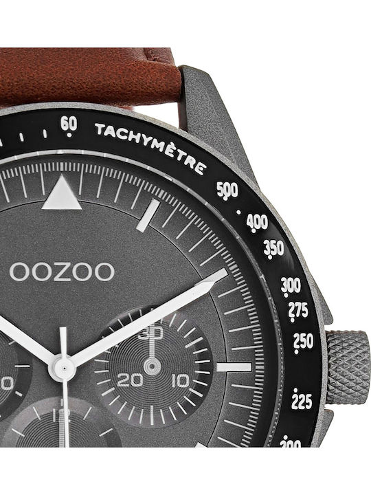 Oozoo Timepieces Ρολόι Μπαταρίας με Δερμάτινο Λουράκι Oozoo Timepieces Ρολόι Μπαταρίας με Δερμάτινο Λουράκι