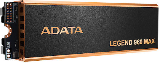 Adata Legend 960 MAX SSD 4TB τύπου M.2 με σύνδεση PCI Express 4.0 και Ψύκτρα ALEG-960M-4TCS