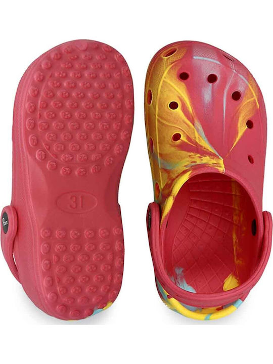 Children's Anatomical Beach Shoes Fuchsia