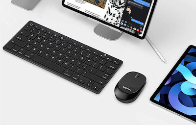 Omoton KB066 Wireless Bluetooth Комплект клавиатура и мишка Английски US