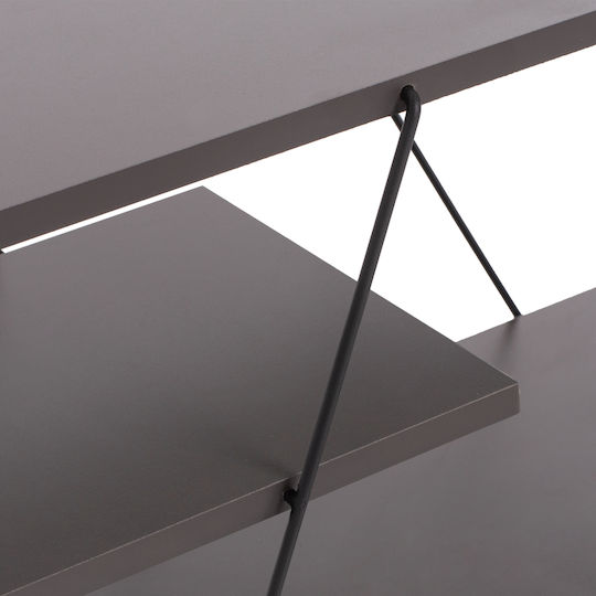 Έπιπλο Τηλεόρασης Tars Γκρι Μ120xΠ32xΥ33cm