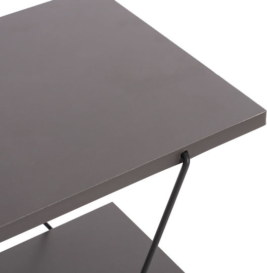 Έπιπλο Τηλεόρασης Tars Γκρι Μ120xΠ32xΥ33cm