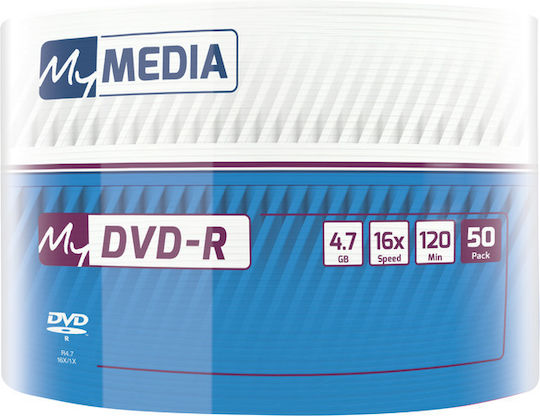 Verbatim Εγγράψιμα DVD-R 16x 4.7GB Cake Box 50τμχ