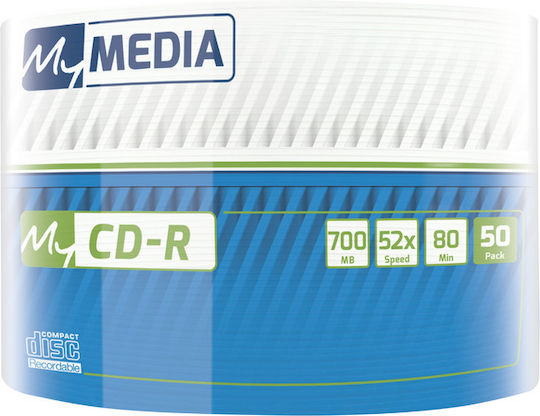 Verbatim Εγγράψιμα CD-R 52x 7GB Cake Box 50τμχ