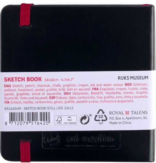 Royal Talens Sketchbook Art Creation Sketch Book 12x12cm 80 Sheets