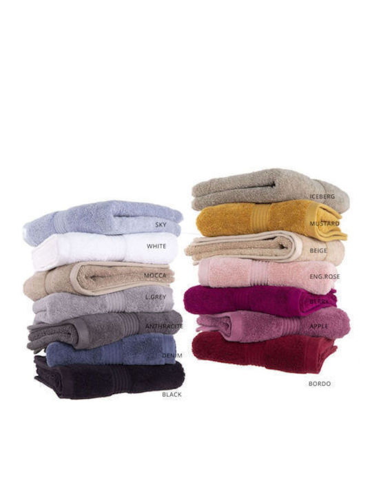 Nef-Nef Homeware Bath Towel Set 3pcs Aegean Iceberg Weight 705gr/m²