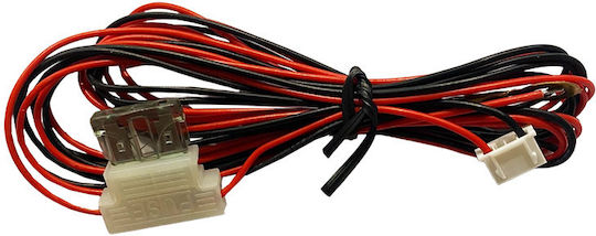 Steel Mate Car Parking System Front Wheel with Screen / Buzzer and 2 Sensors 18mm in Black Color
