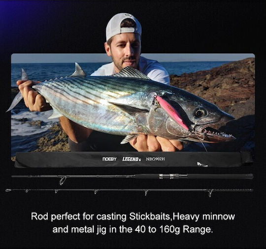 Noeby Legend6 Heavy Game Καλάμι Ψαρέματος για Shore Jigging 2.75m 160gr