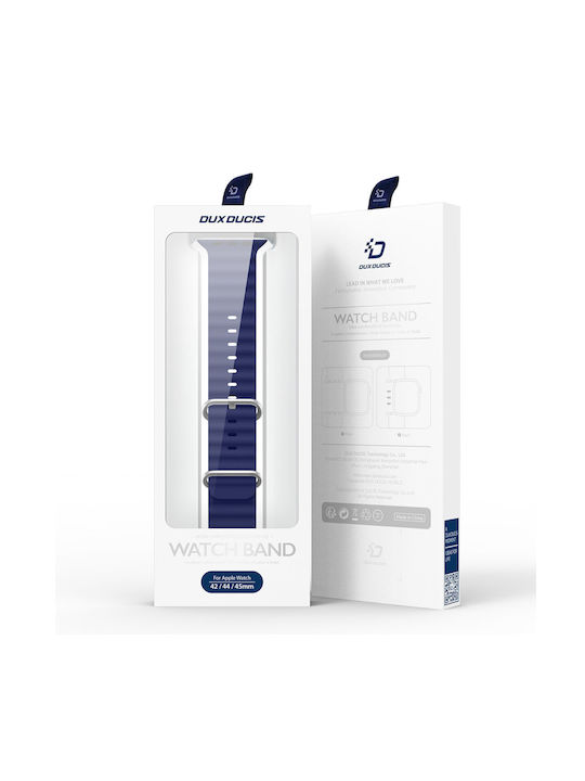 Dux Ducis OceanWave Version Λουράκι Σιλικόνης Navy Μπλε (Apple Watch 38/40/41mm)