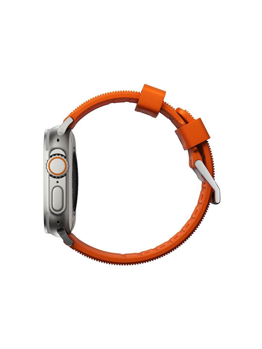 Nomad Rugged Λουράκι Σιλικόνης Πορτοκαλί (Apple Watch 42/44/45mm / 49mm)